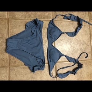 SHEIN bikin suit with ruffles